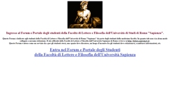 Desktop Screenshot of letterefilosofiasapienza.it